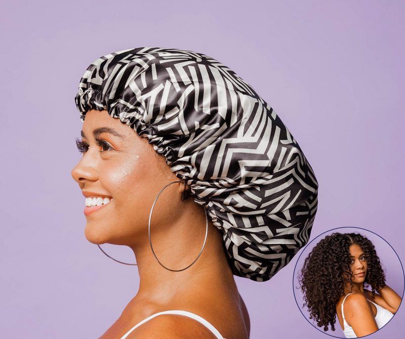 Satin Lined Shower Cap