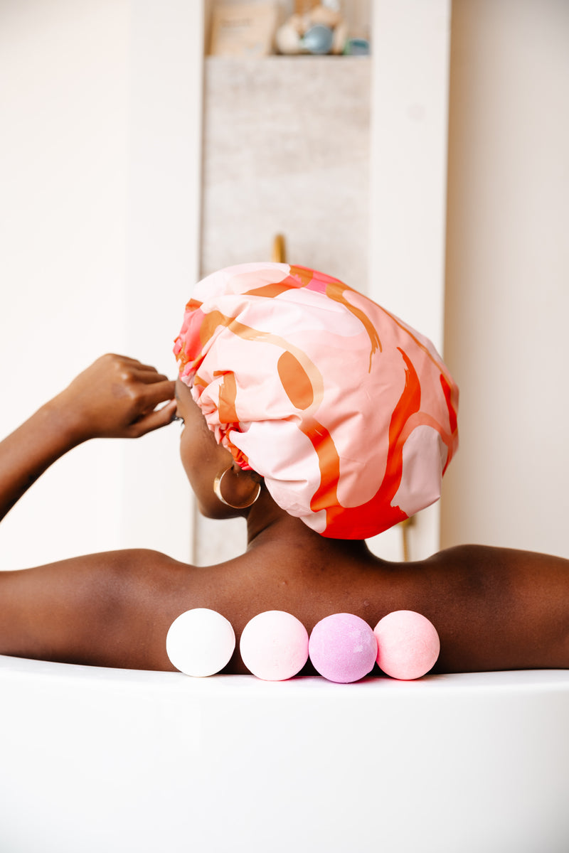 Satin Lined Shower Cap